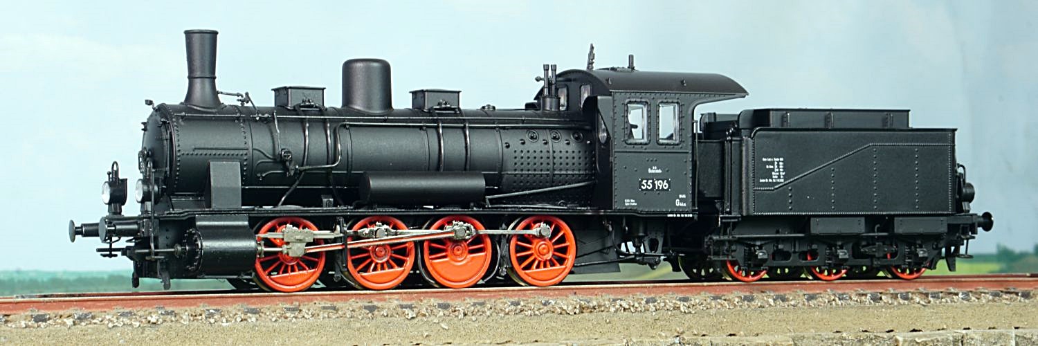 locomotiva abur Br 55 196 Brawa 40716